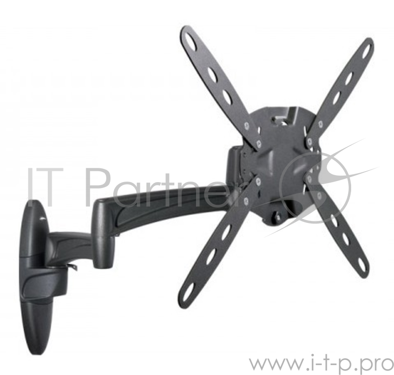 Кронштейн для телевизора Holder LCDS-5029 черный 26"-47" макс.50кг настенный поворот и наклон