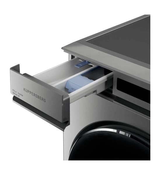 Стиральная машина Kuppersberg WM 561 GR серый, загрузка фронтальная 10.5 кг, 1200 об/мин, класс A++