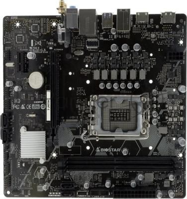 Материнская плата Biostar H610MT-E, LGA1700, Intel H610, 2xDDR4, 4xSATA 6Gb/s, 1xM.2 PCI-E, 1xPCIe 4.0 x16, 1xPCIe 3.0 x1, 1xHDMI, 1xDisplayPort, 1x 1Gb LAN, 4xUSB 2.0, 1xUSB 3.2 Gen 1, 3x3.5 мм, 7.1, microATX