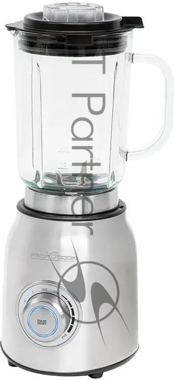 Блендер стационарный Profi Cook PC-UM 1207 inox серебристый, 1200 Вт, 4 скорости, турбо