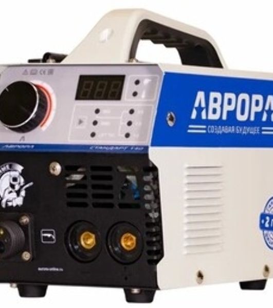 Сварочный полуавтомат Аврора Стандарт 140 инвертор FLUX, MMA, TIG-Lift, 2.77 кВт
