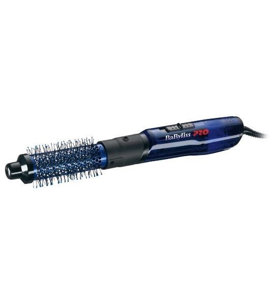 Фен-щетка BaByliss Pro Blue Lighting, 700 Вт, 1 насадка (32 мм), синий