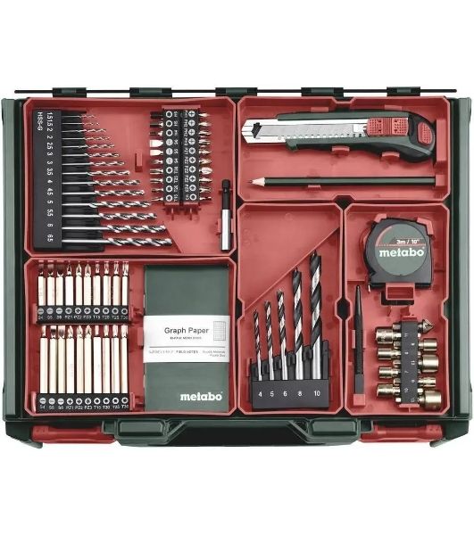 Дрель ударная Metabo BS 18 Set патрон:быстрозажимной реверс (кейс в комплекте) (602207710)