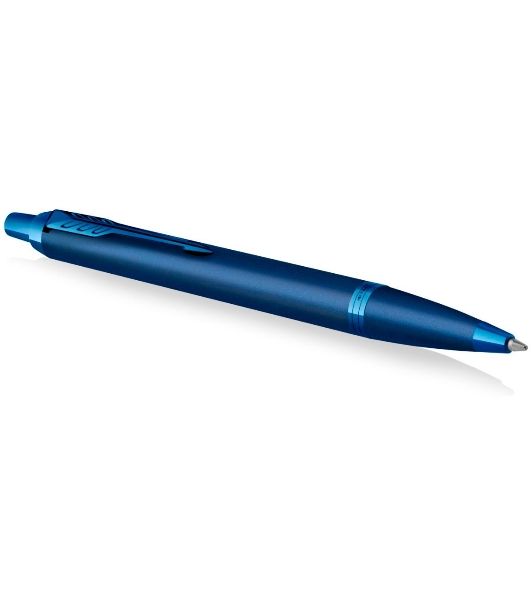 Ручка шариковая Parker IM Monochrome K328 (CW2172966) Blue PVD, M, синие чернила, подарочная коробка