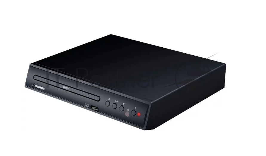 Плеер DVD Hyundai H-DVD100 черный ПДУ