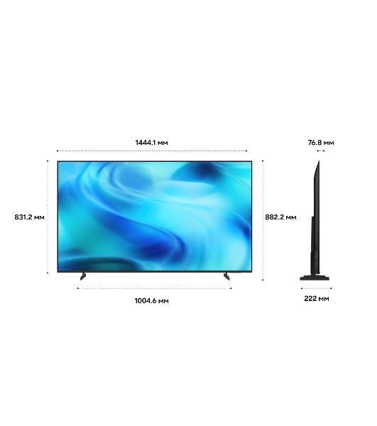 Телевизор LED SAMSUNG 65" UE65U8000HUXPY (2026), черный, LED 4K UltraHD, 3840x2160, Tizen