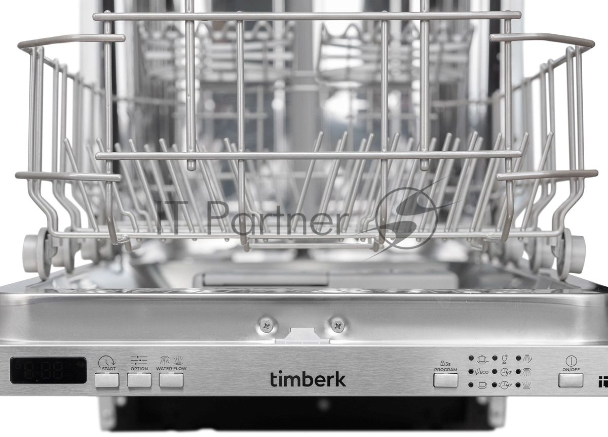 Посудомоечная машина Timberk Set&Dry T-DW45BI103 серебристый (узкая)