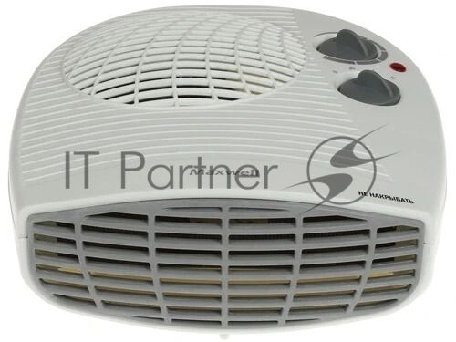 Тепловентилятор Maxwell MW-3456(W), белый, 1000/2000 Вт, 20 м2, термостат