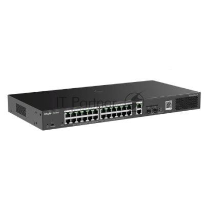 Коммутатор Ruijie Reyee RG-ES228GS-P, 24×1 Гбит/с PoE + 2×1 Гбит/с + 2×1 Гбит/с SFP Uplink, настраиваемый