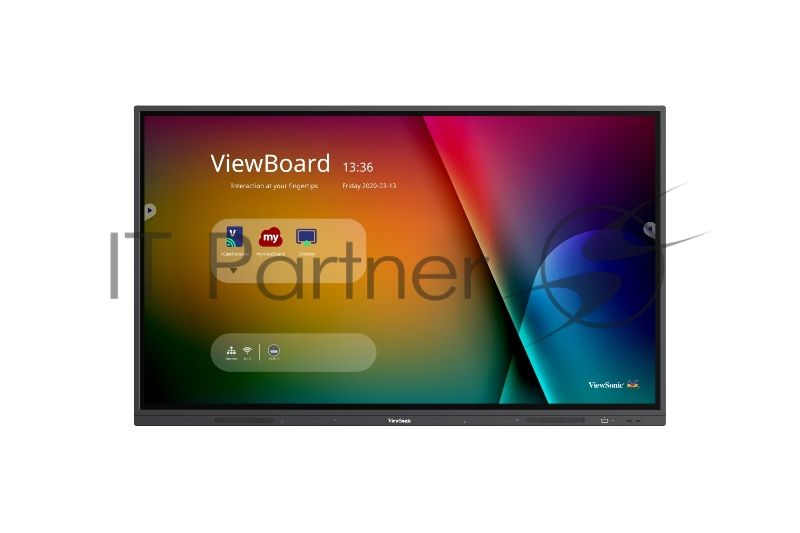 Монитор жидкокристаллический ViewSonic Интерактивный дисплей LCD 75" 16:9 3840x2160(UHD), 1.07B, 4000:1, TOUCH
