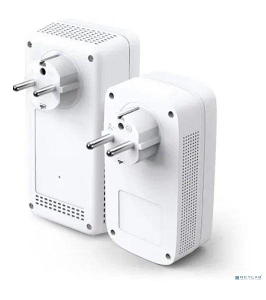 Комплект двухдиапазонных гигабитных Powerline-адаптеров TP-Link TL-WPA8631P KIT AV1300 с Wi-Fi и встроенной розеткой