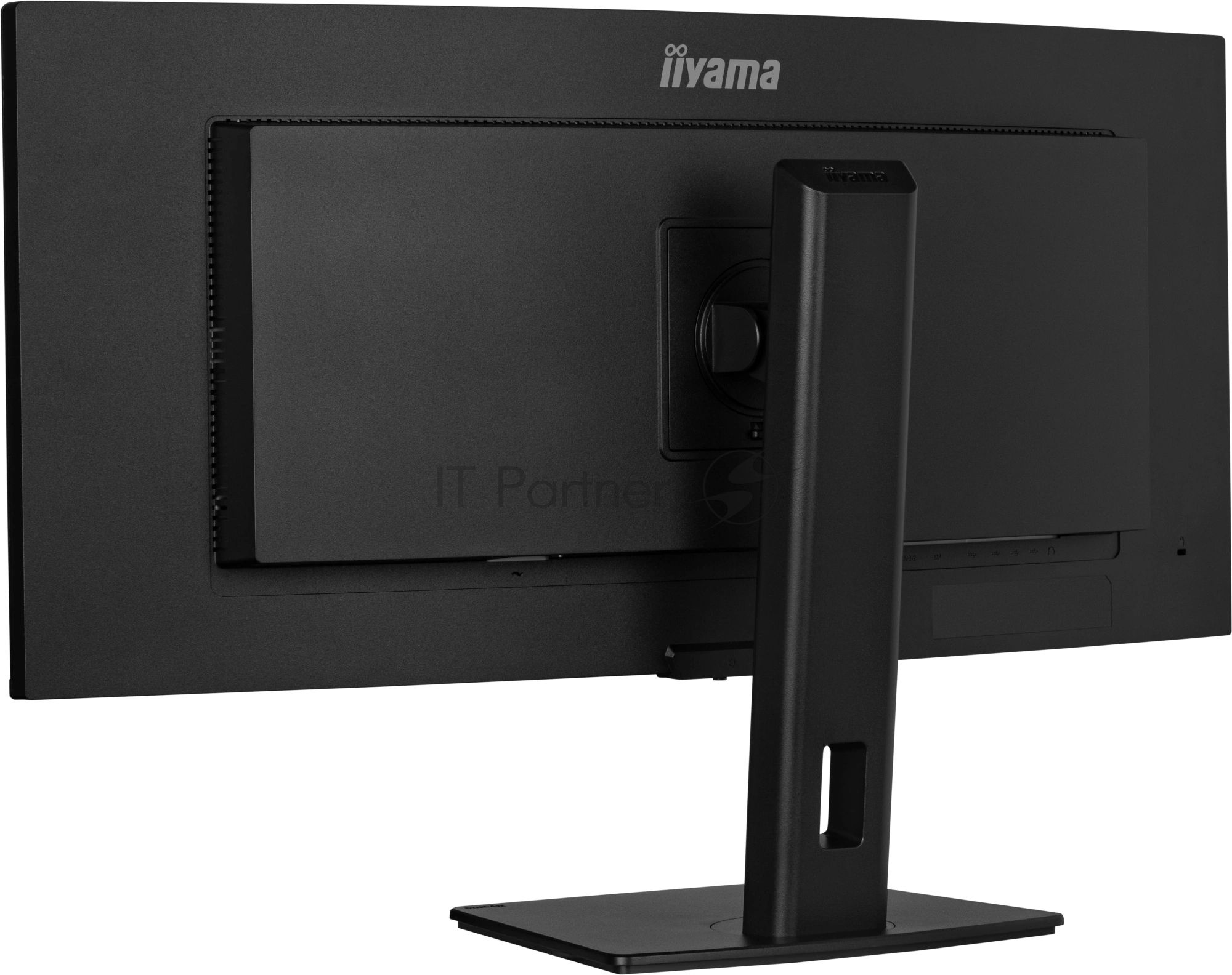 Монитор 34" Iiyama ProLite XCB3497WQSNPH-B1 VA 3440x1440, 120 Гц, 0.4 мс, 21:9, 350 кд/м², HDMI 2.0, HDMI 1.4, DP 1.4, USB-C (95 Вт), 3.5 Jack, USB Hub (4x USB 3.0), Ethernet, динамики (2x5 Вт), веб-камера (5 Мп), FreeSync Premium, изогнутый экран (1500R)