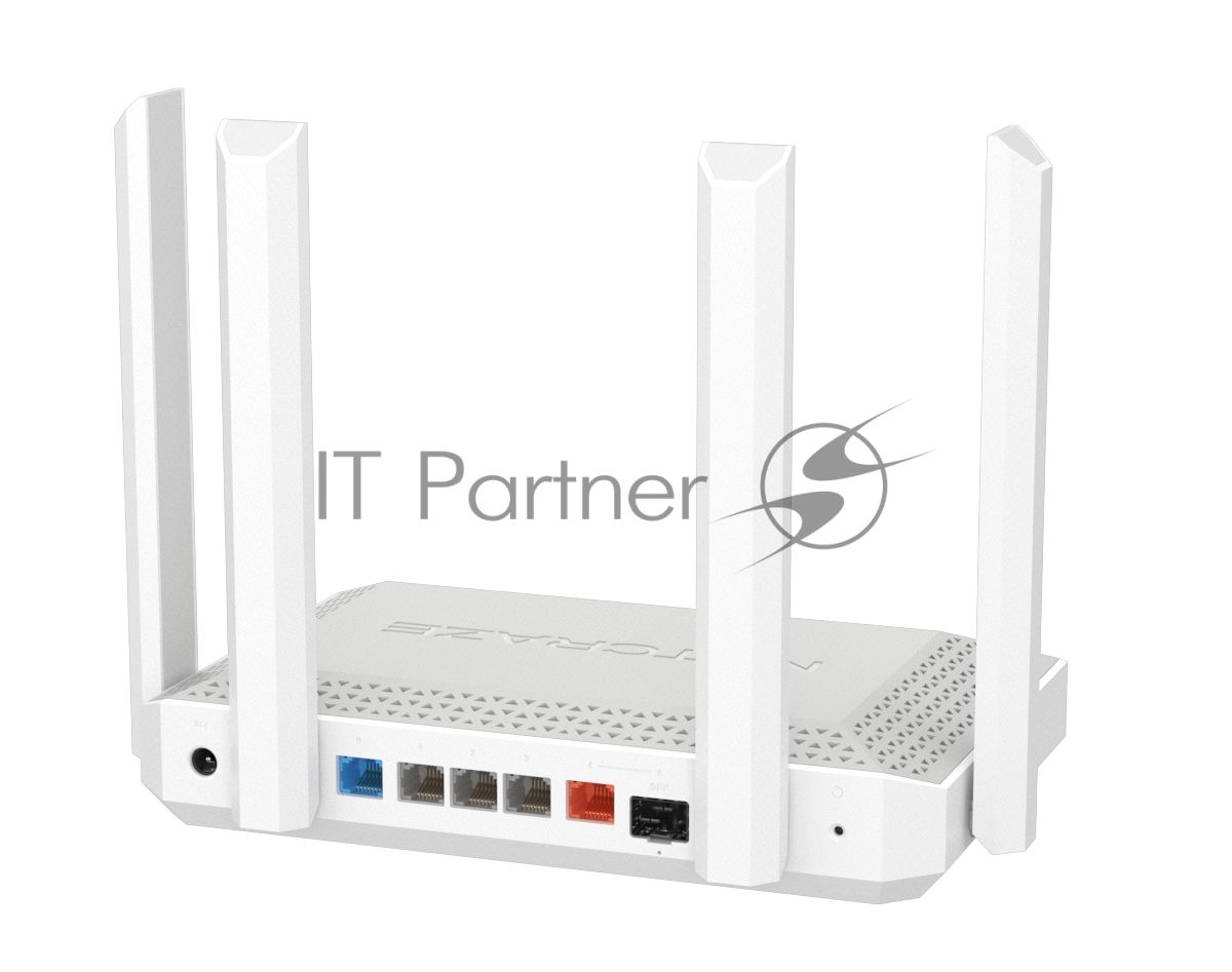 Мультигигабитный интернет-центр Netcraze Giga (NC-1012) с Mesh Wi-Fi 6 AX3000, Smart-коммутатором 1×2.5G/SFP и 4×1G, многофункциональными портами USB 3.0 и 2.0