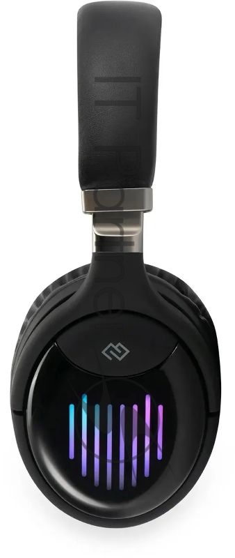 Беспроводные/проводные наушники Digma BT-16 черный, накладные, Bluetooth + проводной, складная конструкция, до 10 ч