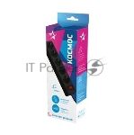 Удлинитель с сетевым фильтром Космос 5х5 м с заземл. 10А IP20 2.2 кВт 3х0.75 индикатор сети черный