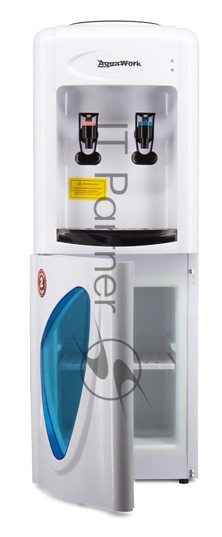 Кулер для воды Aqua Work 0.7LR, верхняя загрузка, нагрев 95 °С, охлаждение 10 °С, белый