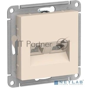 Механизм розетки компьютерной 2-м AtlasDesign RJ45 кат.5E беж.