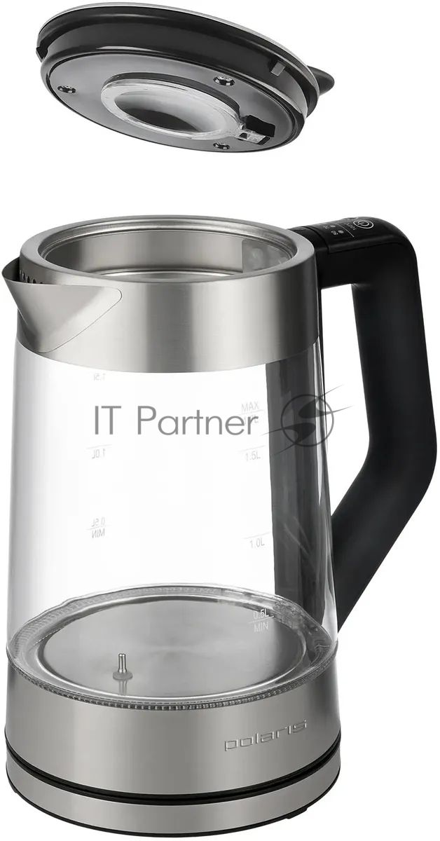 Чайник электрический POLARIS PWK1725CGLD WIFI IQ Home, 1,7 л, 2200 Вт, стекло