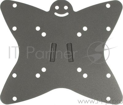 Кронштейн для телевизора Holder LCDS-5049 металлик, 19"-32" макс. 30 кг, настенный, фиксированный