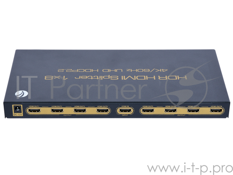 Разветвитель VCOM HDMI Spliitter 1=>8 2.0v