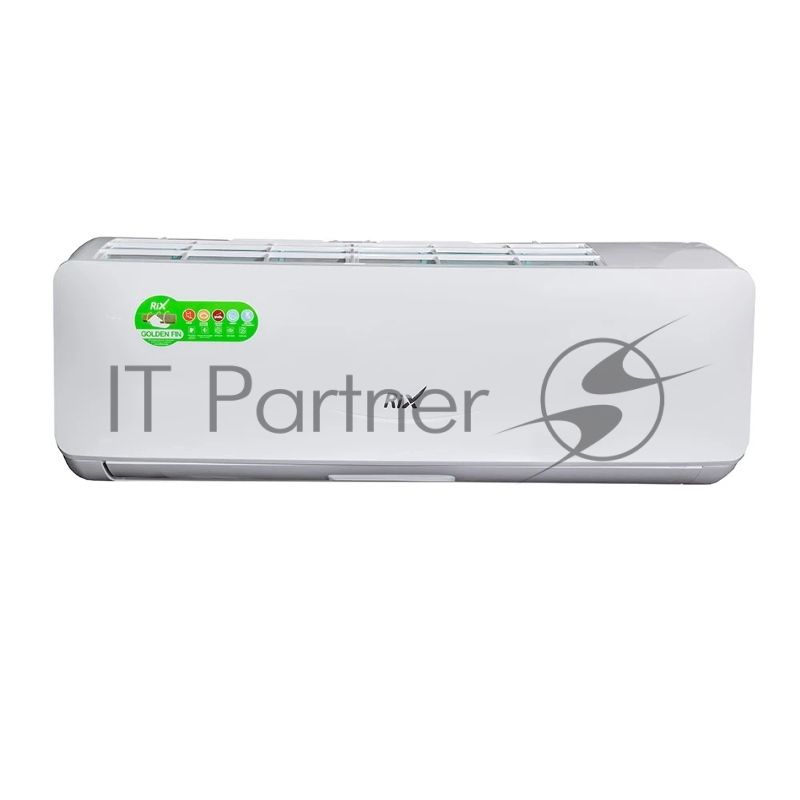 Кондиционер сплит-система настенного типа RIX LITE I/O-W24MB 24000 BTU, 70 м², 26/41 дБ, охлаждение, обогрев, осушение, белый