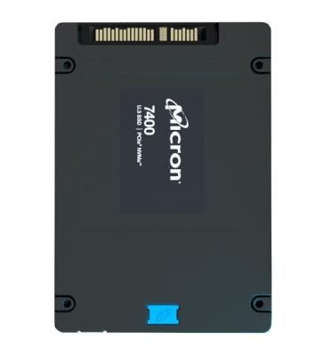 Накопитель SSD Micron 7400 PRO, 1920Gb, SSD, U.3, NVMe, PCIe 4.0 x4, 3D TLC, R/W 6500/2200MB/s, IOPs 430 000/95 000, 3500TBW, DWPD 1 (5 лет)