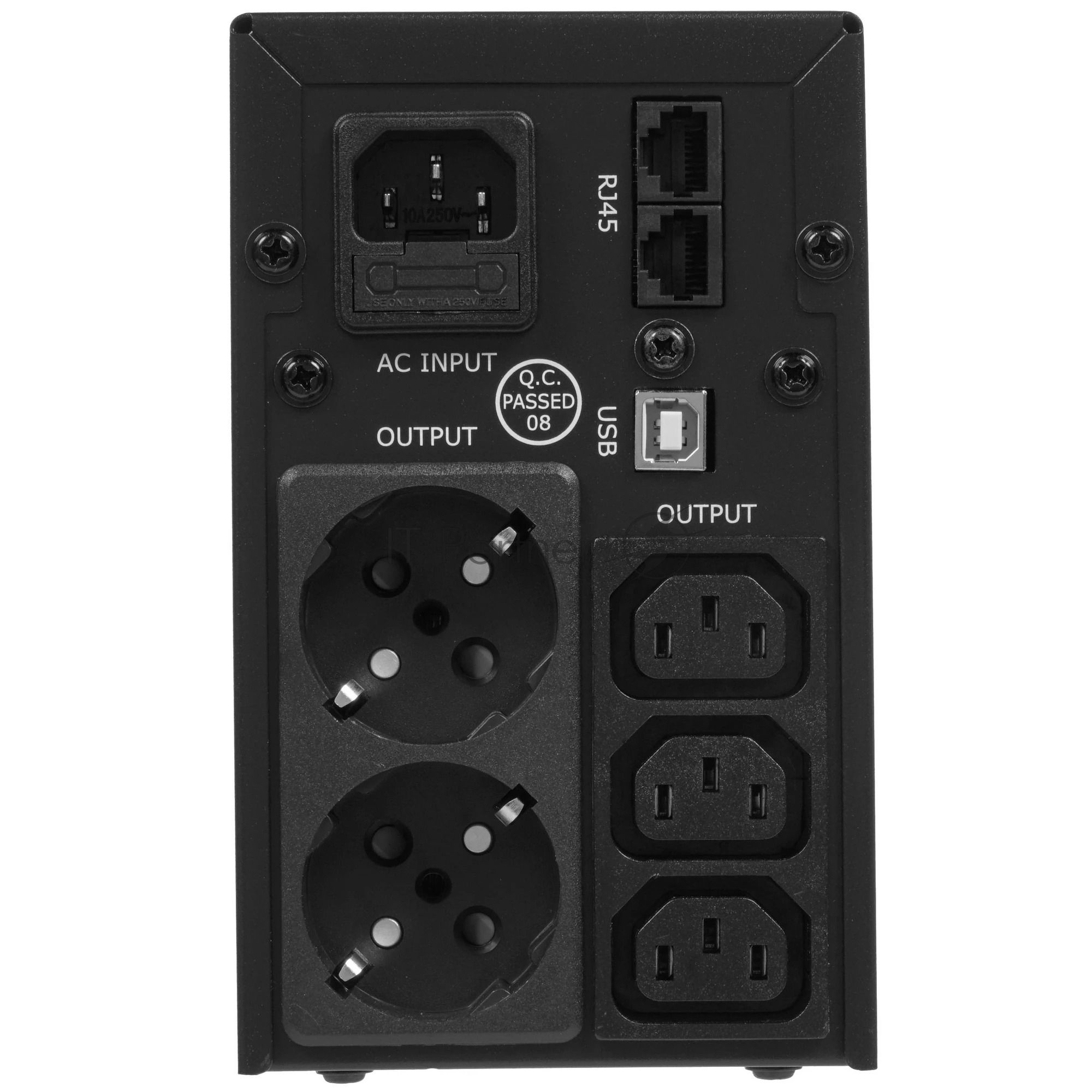 Источник бесперебойного питания Crown CMU-SP650COMBO/650 ВА/390 Вт/2 х CEE 7 (евророзетка), 3 x IEC 320 C13 (компьютерная)