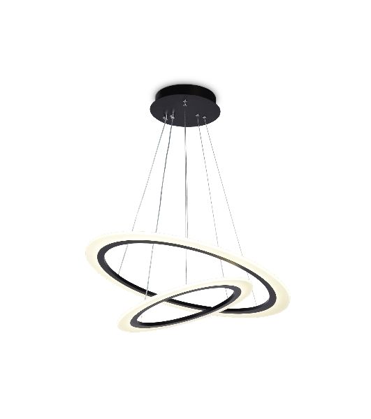 Светильник Ambrella light FA4357/2 BK черный 78W 3000K/4200K/6400K D580*670 (ПДУ РАДИО 2.4G)