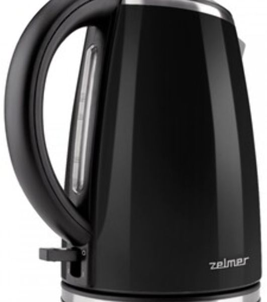 Чайник электрический Zelmer ZCK1274B 1.7 л, 2200 Вт, черный корпус: металл