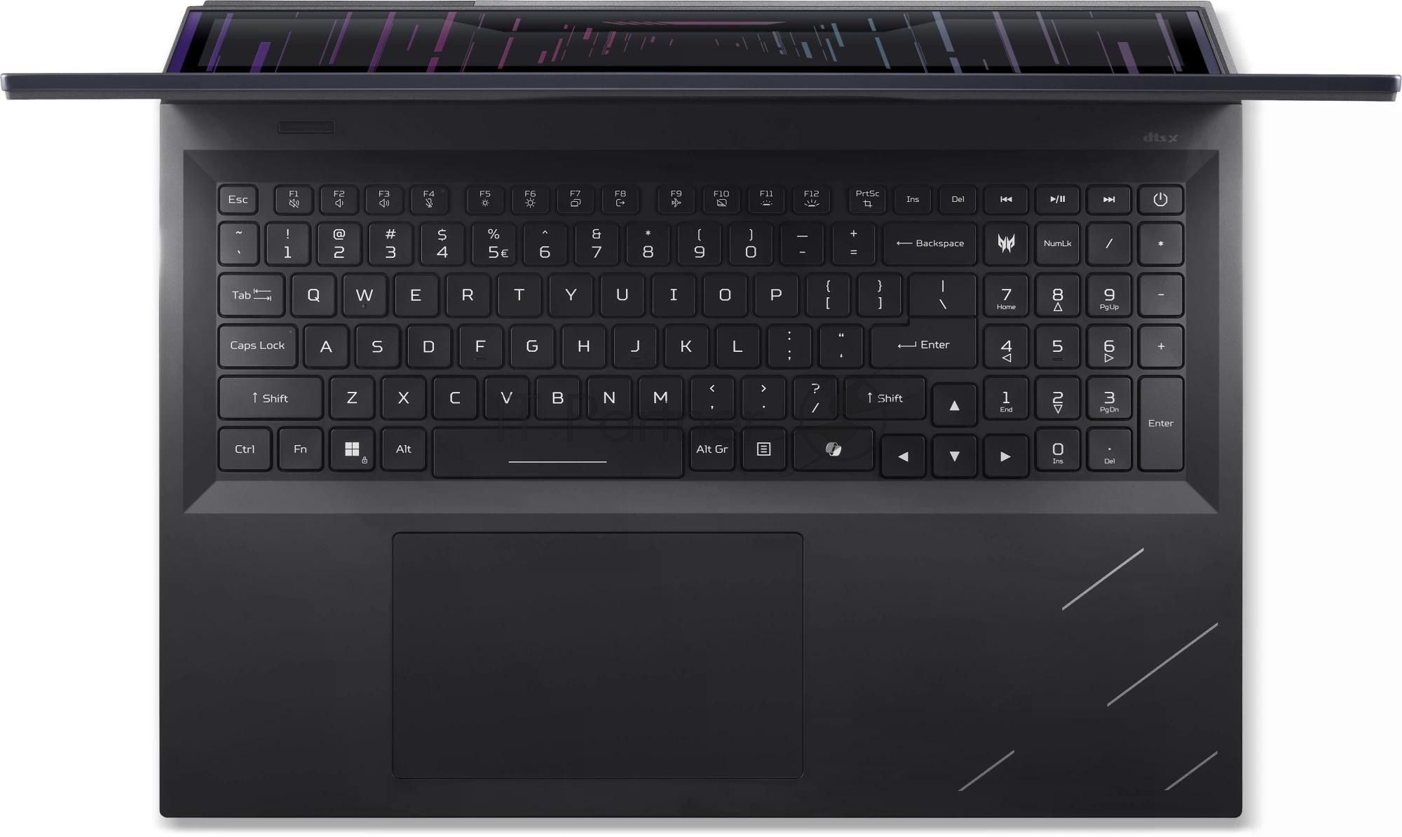 Ноутбук Acer Predator Helios 18 AI/18"/miniLED/Intel Core Ultra 9 275HX/32Gb/1Tb/SSD/NVIDIA GeForce RTX 5080 16Gb/Без ОС/черный/3.5kg
