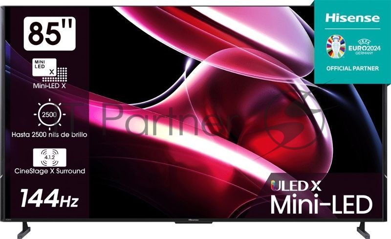Телевизор Hisense 85" 85UXKQ темно-серый Mini-Led UHD 120Hz Smart