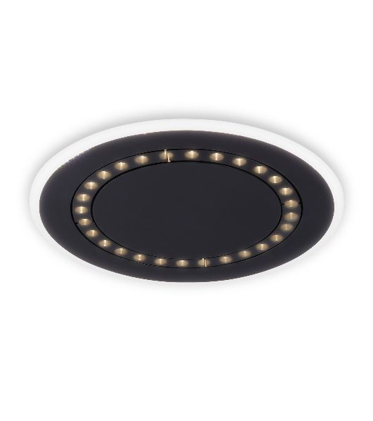 Светильник Ambrella light FL51407 BK черный 3000K/4200K/6400K 56W D485*40 (ПДУ ИК)