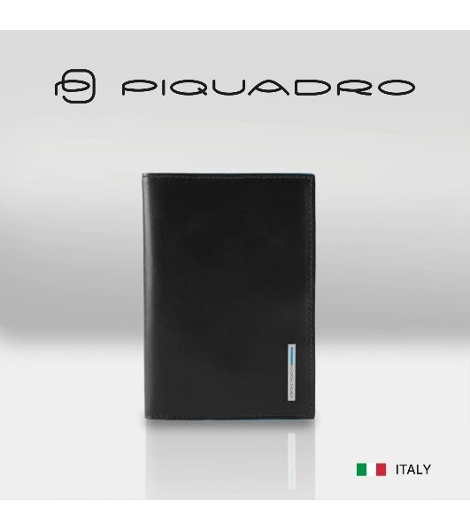 Обложка для документов Piquadro Blue Square PP5256B2/N. черный, натур.кожа