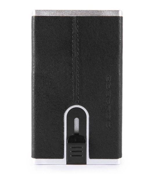Чехол для кредитных карт Piquadro Black Square PP4825B3R/N черный натур.кожа