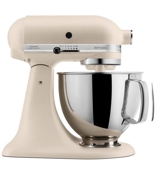 Настольный миксер с откидным блоком KitchenAid 5KSM125EMH Artisan 4.8 л, кремовый