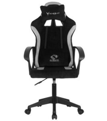 Кресло игровое Knight Optimum черный/серый крестов. пластик