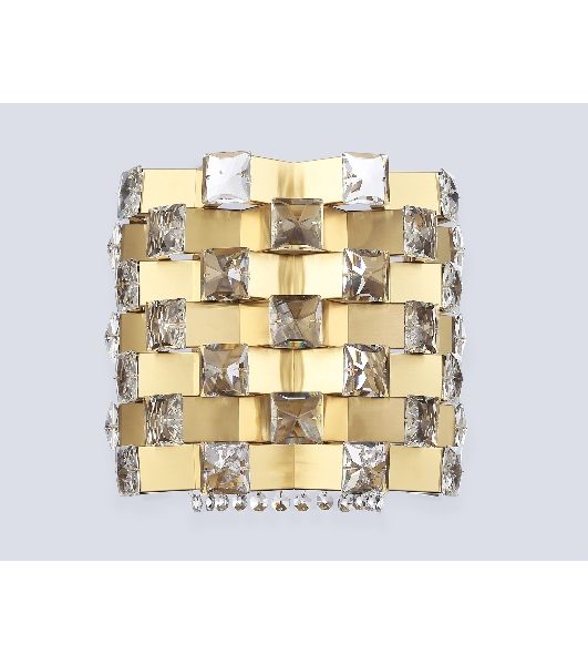 Настенный светильник Ambrella light LH41014/2 BS/CL латунь/прозрачный E14*2 max 40W 300*190*270