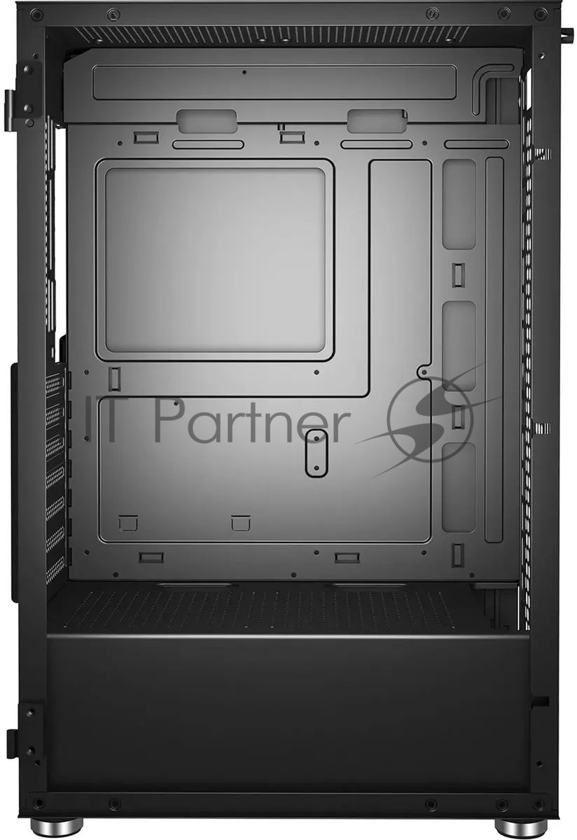 Компьютерный корпус Bloody BD-CC114 черный без БП ATX 8x120мм 1xUSB 2.0 1xUSB 3.0 audio bott PSU