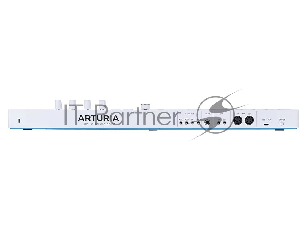 Клавиатура MIDI Arturia KeyStep 37 MK2 37 клавиш с чувствительностью к силе нажатия и послекасанием, OLED-экран, секвенсор, арпеджиатор, 4х 3,5-мм CV-Out, MIDI-In/Out, Sync I/O, вход для педали сустейна/экспрессии (TRS), Type-C