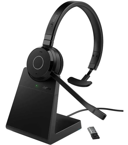 Гарнитура Jabra Evolve 65 TE чёрный, беспроводная, Bluetooth, до 16 ч