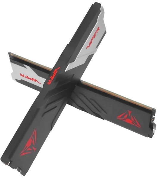 Оперативная память Patriot Memory Viper Venom, DDR5, 48Gb (2x24GB), 6000 MHz, CL30, DIMM, с радиатором, черный