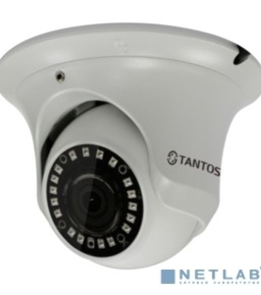 Уличная антивандальная 2 мегапиксельная IP камера Tantos TSi-Ee25FP (2.8) с ИК подсветкой