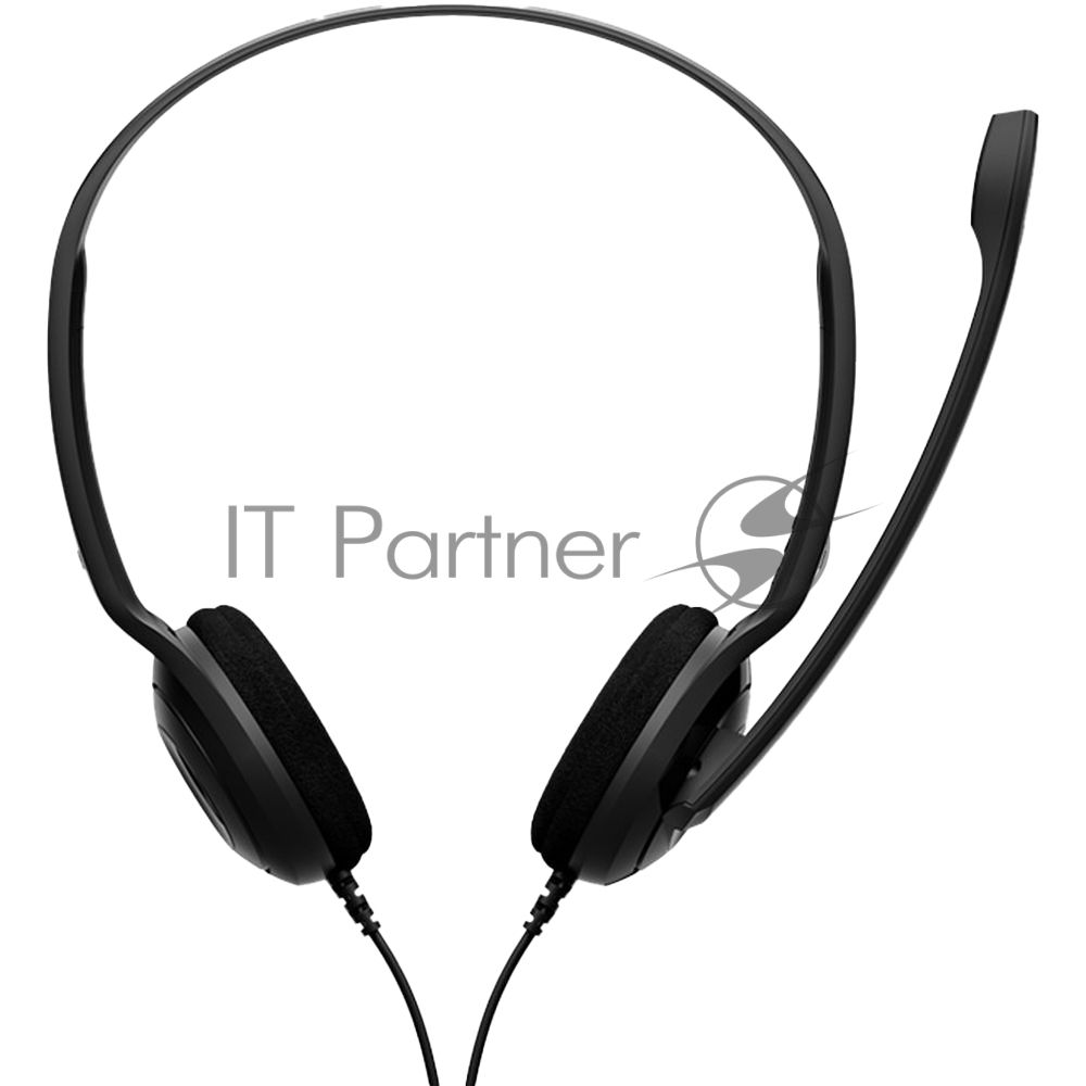 Гарнитура EPOS PC 8 чёрный, проводная, USB, подвижный микрофон, выключение микрофона