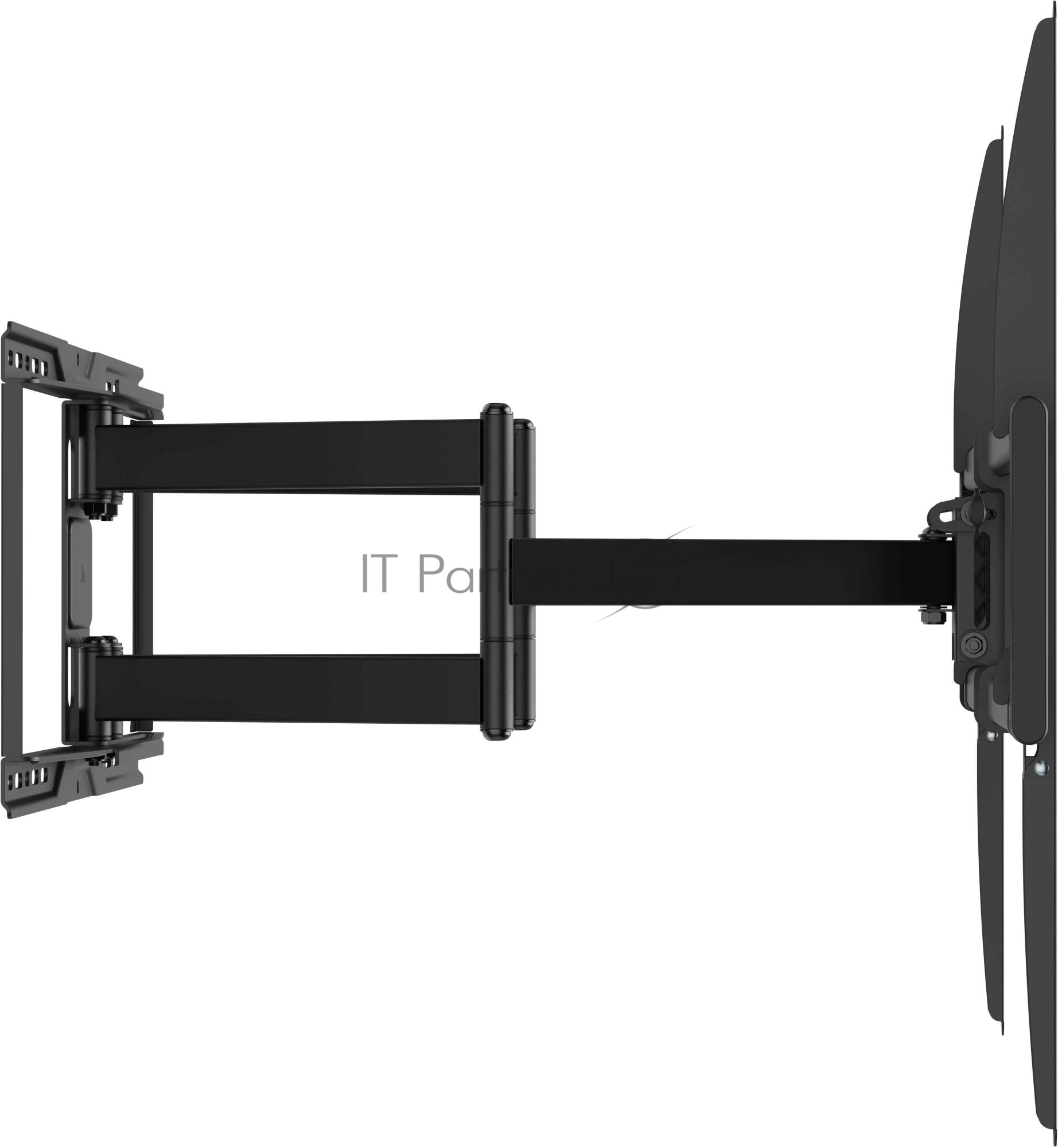 Кронштейн для телевизора Ultramounts UM968 черный 43"-105" макс.75кг настенный поворот и наклон