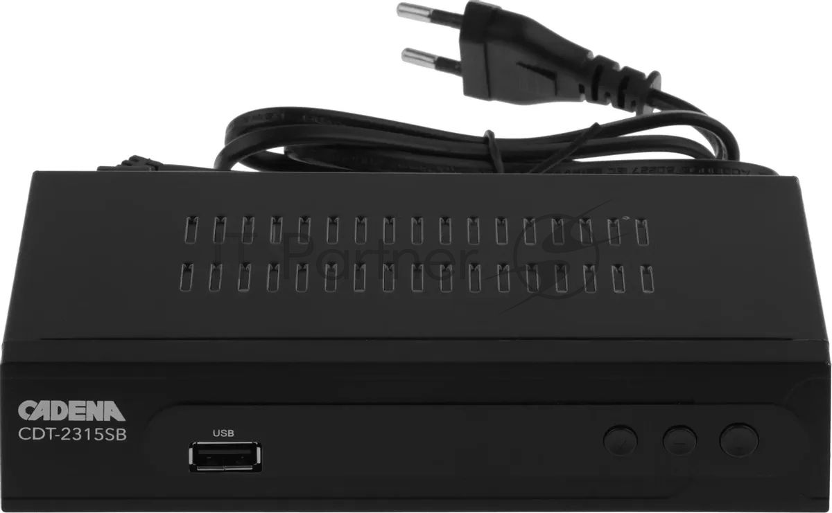 Приставка для цифрового ТВ Cadena CDT-2315SB черный, DVB-T2, DVB-T, HDMI, USB 2.0