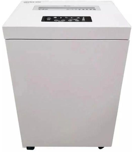 Шредер Office Kit S500 0,8x2 белый (секр.P-7) фрагменты 7лист. 50лтр. скобы пл.карты CD