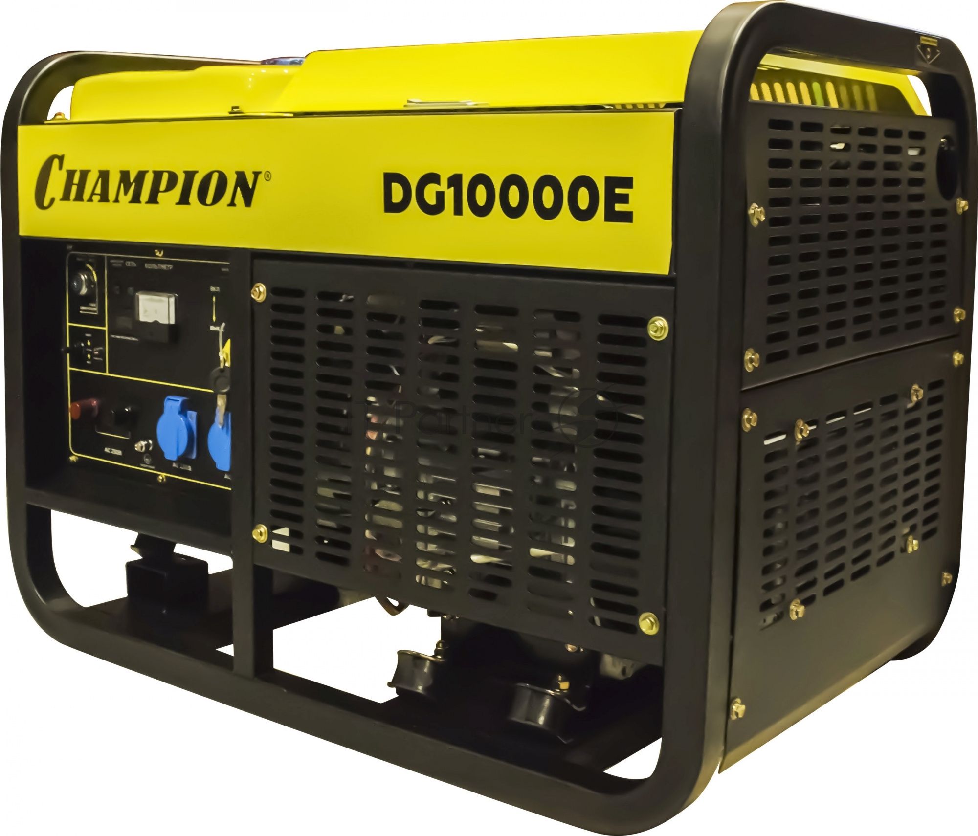 Дизельный генератор CHAMPION DG10000E 10/11кВт 17лс 25л 170кг эл.старт счетчик