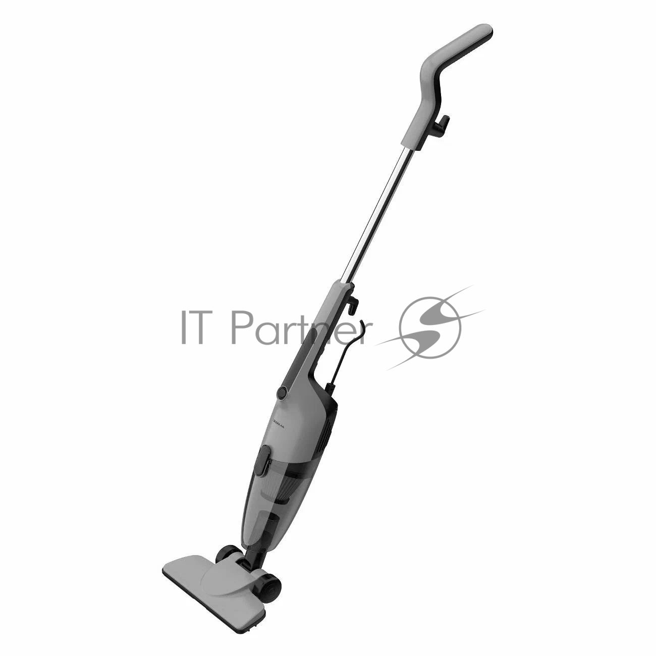 Пылесос вертикальный Deerma Combo DX600S черный/серый, питание от сети, 210 Вт, уборка сухая, пылесборник 1.2 л