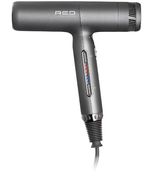 Фен Red Solution F582 серый/серебристый, 1500 Вт, ионизация