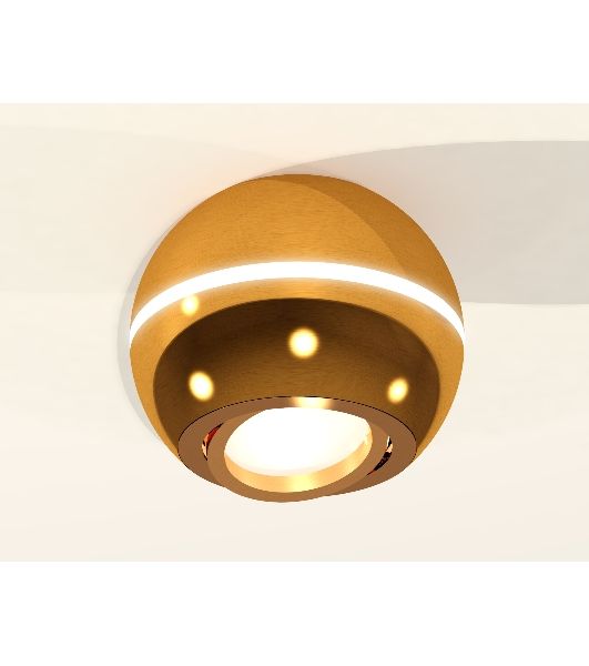 Светильник Ambrella Light XS1105011 PYG золото желтое полированное MR16 GU5.3 LED 3W 4200K (C1105, N7004)